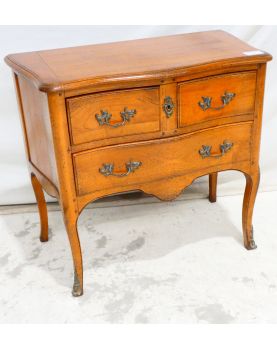 Petite Commode 4 Tiroirs et Pieds Galbés Style Louis XV