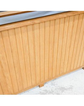 Cache Radiateur en Bois Dessus Carrelé par GUILLERME ET CHAMBRON