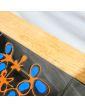 Wooden Radiator Cover with Tiled Top by GUILLERME ET CHAMBRON