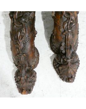 Paire d’Éléments Sculptés RAJASTHAN