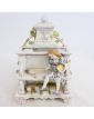 Porcelain Planter with Pigeons