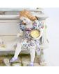 Jardinière Fillette Aux Pigeons en Porcelaine