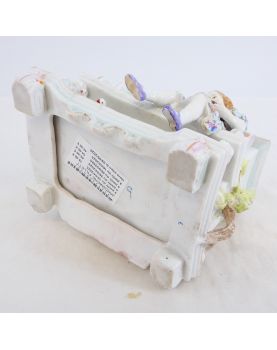 Porcelain Planter with Pigeons