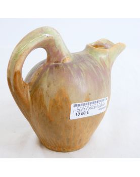 Flame Stoneware Pitcher