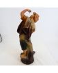 Sujet Jeune Garçon en Plâtre Moulé Polychrome Incomplet