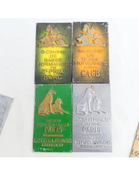 Set of 30 Dog Show Plaques