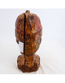 17th Century Wooden Bust of a Man