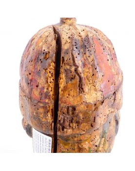 17th Century Wooden Bust of a Man