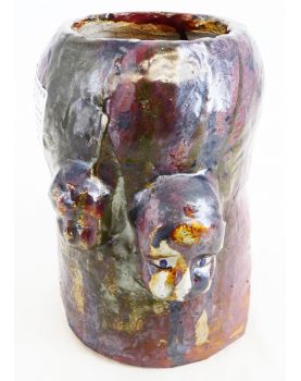 Vase en Terre Cuite Anthropomorphe