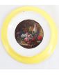 Miniature on Leather Yellow Frame