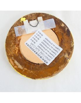 Miniature on Leather Yellow Frame