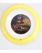 Miniature sur Cuir Cadre Jaune