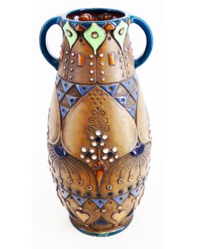 Vase en Faïence 2 Anses Émaillé