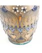 Earthenware Vase with 2 Enamelled Handles