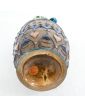 Earthenware Vase with 2 Enamelled Handles