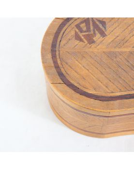 Small Monogrammed Marquetry Box