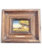 Small Painted Panel Mountain Scene