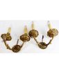 Pair of Bronze Tassel Sconces