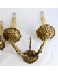 Paire d’Appliques à Pampilles en Bronze