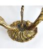 Paire d’Appliques à Pampilles en Bronze
