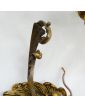 Pair of Bronze Tassel Sconces