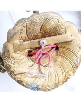 Paire d’Appliques à Pampilles en Bronze