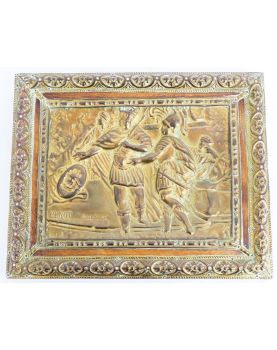 Bas Relief Publicitaire en Laiton Vêtements PENOT