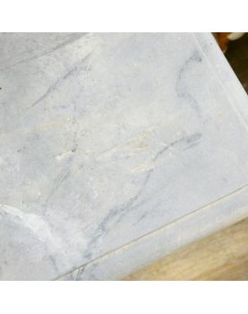 Small 2-Drawer Chest of Drawers Revamped with Imitation Marble Top
