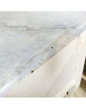 Small 2-Drawer Chest of Drawers Revamped with Imitation Marble Top