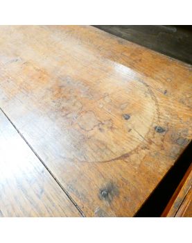Commode Normande 2 Portes 3 Tiroirs en Chêne Sculpté