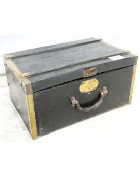 Ancienne Valise Coffre en Bois