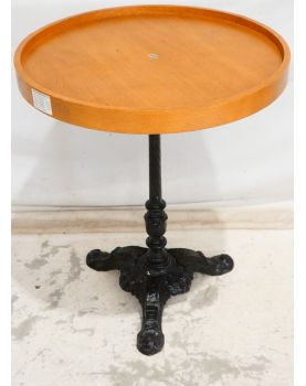Guéridon Bistrot avec Pied en Fonte