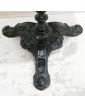 Bistro Pedestal Table with Cast Iron Legs