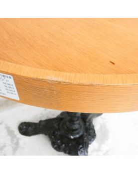 Guéridon Bistrot avec Pied en Fonte