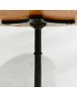 Bistro Pedestal Table with Cast Iron Legs