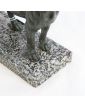 Chien en Bronze sur Socle en Marbre Joseph Victor CHEMIN