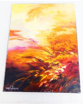 Huile sur Toile Abstraction Y.LEFRANCOIS