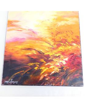 Huile sur Toile Abstraction Y.LEFRANCOIS