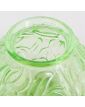 Vase en Verre Moulé Vert