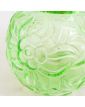 Vase en Verre Moulé Vert