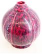 Red and Black Art Deco Vase