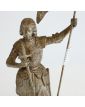 Statue of Joan of Arc in spelter