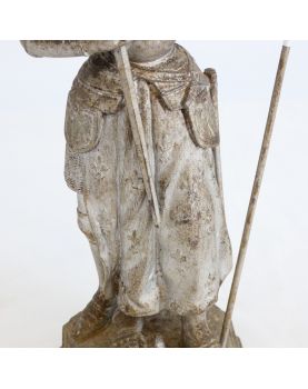 Statue of Joan of Arc in spelter