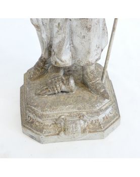 Statue of Joan of Arc in spelter