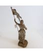 Statue of Joan of Arc in spelter