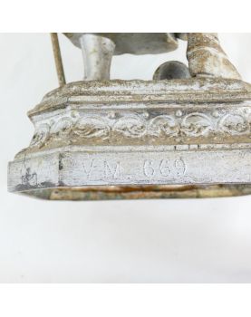 Statue of Joan of Arc in spelter