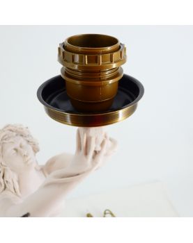 Grande Lampe Statue Couple Electrification Neuve