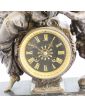 Pendule en Régule Sujet Femme et Enfant à Restaurer avec Balancier