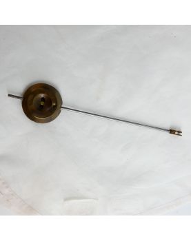 Pendule en Régule Sujet Femme et Enfant à Restaurer avec Balancier