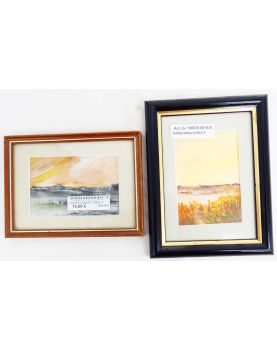 Paire de Miniatures Paysages
